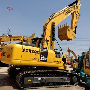 Excavadora Komatsu pc220-8 de 22 toneladas usada con pocas horas de uso, confiable para construcción y paisajismo, equipo Komatsu de segunda mano - Product Image 1