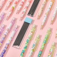 Crayon mécanique créatif en forme de pêche, mignon et de grande valeur, pour élèves du primaire, sans aiguillage nécessaire, corps en plastique, vente en gros