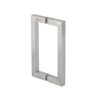 Poignée de porte d'entrée avant Poignée de porte en verre à levier carré