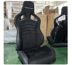 Универсальные гоночные сиденья YLD Slider Sportster CS из матового черного замша-фактурного материала с каркасом из стекловолокна, не водонепроницаемые - Product Image 2