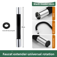 Adaptateur d'extension de robinet de luxe léger pour cuisine, salle de bain, balcon - Buse anti-éclaboussures universelle