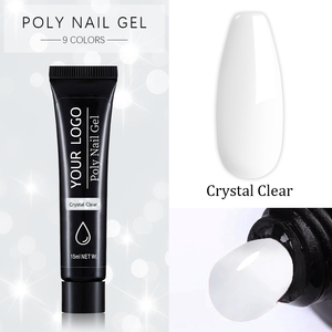 Kit de Uñas de Gel Acrílico Peach Fuzz 2025, 9 Colores, Gel Constructor de Uñas, Poly Gel - Product Image 4