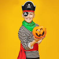 Chapeau de pirate en feutre pour enfants, accessoires de fête, fête à thème d'halloween