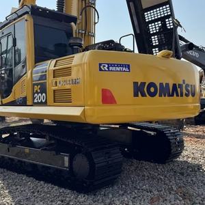 Entrega Rápida, Excavadora Usada Barata Komatsu200-8 de 20 Toneladas, Motor Original, PLC, Caja de Cambios, Bomba, Motor, Engranaje, Excavadora de Segunda Mano, 1 Año de Garantía - Product Image 1