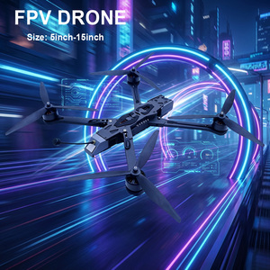 Prix <span class=keywords><strong>usine</strong></span> – Châssis de quadricoptère 7 pouces (295 mm) avec bras de 5 mm en fibre de carbone 3K – Pièces de drone FPV de course freestyle 7 et 8 pouces - Product Image 1
