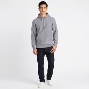 เสื้อฮู้ดดี้ผู้ชายสีพื้นแบบสวมใส่สบายๆ รุ่น Undefined สำหรับขายปี 2025 - Product Image 1