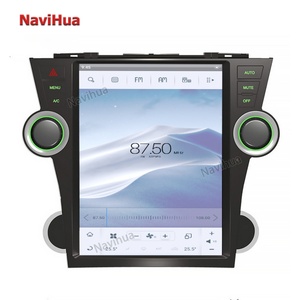 Navihua Car Android Radio Stereo Vertical Screen DVD Player GPS Navigator Multimedia Video <b>System</b> for Toyota Highlander 2010-12 - Product Image 3