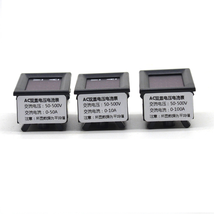 New Design High Quality10A 50A 100A LED Digital Ac Voltmeter Ammeter