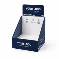 Boîte de présentation en carton écologique réutilisable pour comptoir, personnalisable avec logo, pour supermarchés, épiceries et commerces de détail