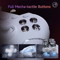 Nouveaux contrôleurs de jeu Joysticks, EasySMX X20 Multiplatform Gaming Controller avec Trigger Lock et Capteurs à effet Hall.