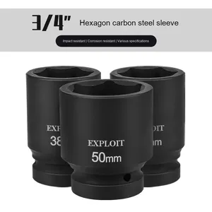 Khai Thác <span class=keywords><strong>3</strong></span>/<span class=keywords><strong>4</strong></span> nhiệm vụ nặng nề không khí pháo tay áo 17-70mm khí nén điện cờ lê thiết lập độ cứng cao Hex tác động ổ cắm cờ lê - Product Image 2