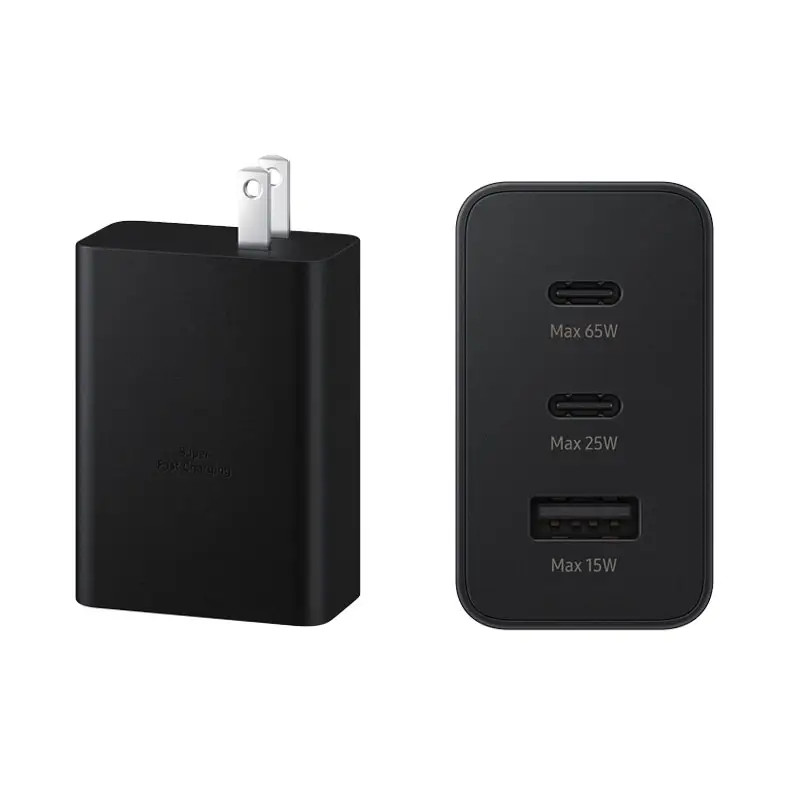 New Arrival EP-T6530N 65W PD Trio Power adapter fast charger plug type c for Samsung Galaxy S21 S22 S20 Note 20 10 quick charger