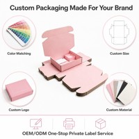 Boîte d'emballage en carton ondulé kraft écologique avec logo personnalisé, jetable, pour l'expédition de chaussures, chaussettes, gâteaux, bijoux, chocolats
