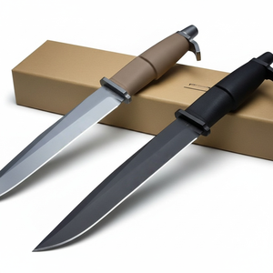 Coltello Tattico Personalizzabile ER <span class=keywords><strong>AMF</strong></span>, Lama Fissa in Acciaio Inossidabile di Alta Qualità, Fodero Industriale in Legno, DIY OEM per Coltelli - Product Image 6