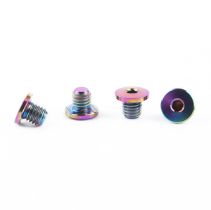 <span class=keywords><strong>Shimano</strong></span> <span class=keywords><strong>MT200</strong></span> M6000/7000/8000/9000/6100/7100/8100的Gr5安装自行车公路自行车液压制动缸钛螺栓 - Product Image 3
