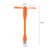 Ventilateur USB portable et flexible pour téléphone portable, mini-refroidisseur d'air USB pour batterie externe et ordinateur – Idéal pour l'été à petit prix