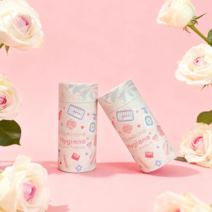 Suministro Directo de Fábrica, Tubos de Papel Kraft Reciclables, Ecológicos y Degradables Personalizables, Estampado en Caliente para Copas Menstruales Femeninas - Product Image 2