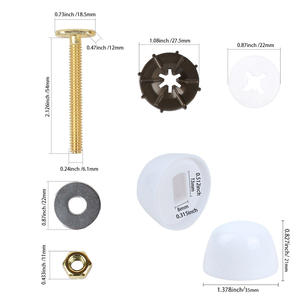 Coperchio decorativo in plastica moderna <span class=keywords><strong>per</strong></span> l'installazione di servizi igienici sigillo di grasso <span class=keywords><strong>viti</strong></span> a pedale di bloccaggio flangia <span class=keywords><strong>viti</strong></span> di fissaggio <span class=keywords><strong>per</strong></span> uso bagno - Product Image 3