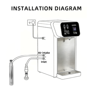 Machine à eau gazeuse commerciale pour la maison, machine à eau pétillante, machine à remplir l'eau gazeuse - Product Image 4