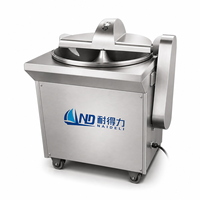 Pencacah Sayuran Tipe Mangkuk Listrik 220V Motor 100-300kg/jam Bahan SUS304 Stainless Steel Food Grade Dapat Disesuaikan untuk Memotong Sayuran