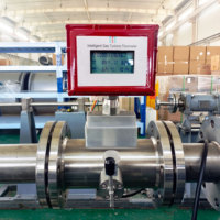 Débitmètre à turbine à gaz gpl naturel bon marché débitmètre de gaz à air comprimé propane n2 azote avec sortie LCD 4-20mA