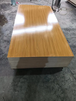 Panneaux de meubles en bois MDF, panneaux de particules mélaminés blancs MFC sans écaillage, prix de gros, 1830x2440, 18mm