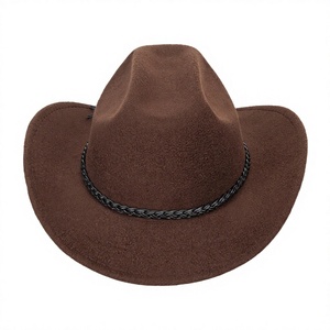 Sombrero Vaquero Personalizado para Hombre y Mujer, Sombrero Fedora Clásico del Oeste, Venta al Por Mayor OEM - Product Image 1