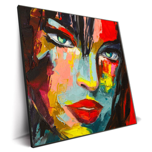 Lienzo de pintura al óleo con textura gruesa para mujer, figura y retrato, <span class=keywords><strong>arte</strong></span> de pared - Product Image 1