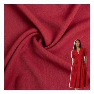 Tissu Broken Twill Hand Grab Flower SPH Poka Résistant au rétrécissement 80D Dull Roza SPH Poka <span class=keywords><strong>Rosalinda</strong></span> Tissu pour robe musulmane Abaya - Product Image 1