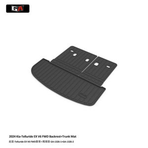 Tapis de voiture en TPE écologique GA pour Kia Telluride <span class=keywords><strong>EX</strong></span> V6 FWD 2024, tapis de coffre de voiture en TPE personnalisé + tapis de dossier - Product Image 2