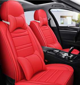 غطاء عصري من الجلد 5 مقاعد وسيارة PU غطاء كامل لجميع المواسم جيد التهوية لمقعد السيارة متوفر بالجملة - Product Image 1