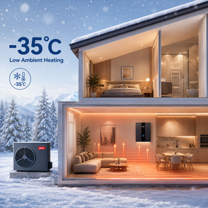 Bomba de Calor <span class=keywords><strong>Split</strong></span> de 25KW, Funcionamiento Silencioso, Control Remoto por Aplicación WIFI, Evita Congelación de Tuberías de Agua, Alta Fiabilidad, Apta para Hogares en Alemania - Product Image 4