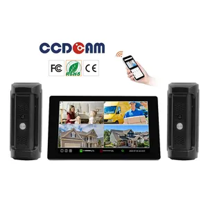 Chinese ODM OEM Vandal-Proof Video Doorbell Camera Intercom System 2023 New Arrival Door Phone Tuya App 10.1 " Lcd