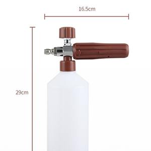 Canon à mousse de neige réglable JIAYI JY-103 à succès <span class=keywords><strong>avec</strong></span> <span class=keywords><strong>poignée</strong></span> facile pour le lavage de voiture haute pression Connexion rapide au pistolet pulvérisateur - Product Image 3