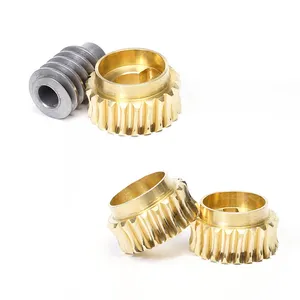 Dongguan Supplier Factory Price Plastic Metal SS 304 High Precision Double Spur plastic Worm Gear