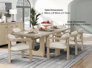 [Entrepôt USA] Ensemble <span class=keywords><strong>de</strong></span> <span class=keywords><strong>salle</strong></span> <span class=keywords><strong>à</strong></span> <span class=keywords><strong>manger</strong></span> <span class=keywords><strong>moderne</strong></span> en chêne 9 pièces <span class=keywords><strong>avec</strong></span> <span class=keywords><strong>table</strong></span> <span class=keywords><strong>à</strong></span> extension et chaises, expédition nationale aux États-Unis, MOQ : 1 ensemble - Product Image 6