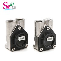 Capteur de débit d'eau en acier inoxydable DIJIANG ZJKFJ-S1-1.2/2.5/3.5, compteur de débit de liquide, port G1/4'' pour la mesure de l'eau des cafés