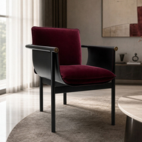 Chaise d'appoint en cuir de luxe pour salle à manger, prix de gros, chaise de salle à manger élégante en cuir de qualité supérieure