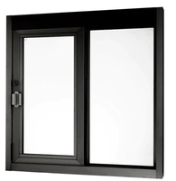 Fenêtres et portes australiennes standard, fenêtres extérieures commerciales à double vitrage, fenêtres à auvent en aluminium avec revêtement en bois
