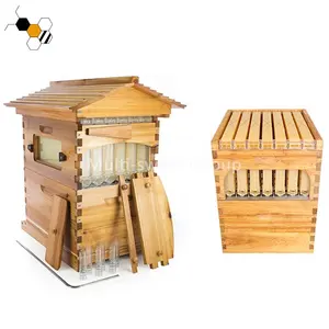 7 pcs塑料框架自动流动蜂箱蜂蜜流动自动蜂箱蜜蜂