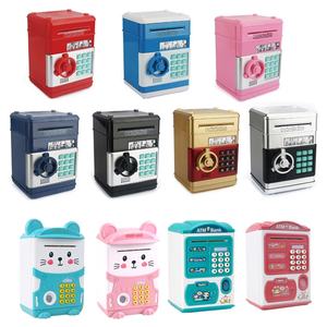 लड़कियों के लिए क्रॉस बॉर्डर गुलाबी राजकुमारी कबूतर बैंक फिंगरप्रिंट पासवर्ड स्वचालित रोलिंग मनी इलेक्ट्रिक साउंड लाइट डिपॉजिट - Product Image 5