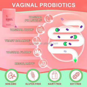 膣の健康カプセルのためのOEMの超フローラ女性のプロバイオティクス女性バランスプロバイオティクスLactobacillusブレンドプロバイオティクスカプセル - Product Image 2