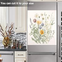 Appareils de cuisine autocollant magnétique réfrigérateur lave-vaisselle 23X26 pouces couvercle magnétique pour lave-vaisselle couvercle magnétique pour lave-vaisselle