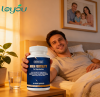 Complément de fertilité masculine en capsules – Mélange de vitamines pour stimuler le nombre de spermatozoïdes chez l'homme – Produit de beauté végétalien, faible en gras et en sucre