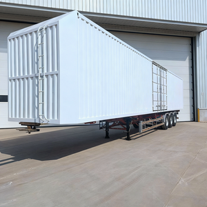 Semirremolque Chitu de 3 Ejes, 45 pies/53 pies, Caja de Carga de Acero, Contenedor, Capacidad Máxima de Carga 70000 kg, para Transporte de Mercancías a Granel - Product Image 5
