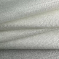 Tissu en daim brossé à chevrons 100 % polyester 190 GSM, imperméable, pour empeignes de chaussures et doublures de sacs