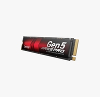قرص صلب Lexar ARES PRO M.2 2280 PCIe Gen5 X4 NVMe SSD بسعات 1 تيرابايت و2 تيرابايت و4 تيرابايت بسرعة 14000 ميجابايت/ثانية مع لوحة دوائر مطبوعة أحادية الجانب لأجهزة الكمبيوتر المخصصة للألعاب وPS5 والكمبيوتر المحمول وتصنيع الرسومات ثلاثية الأبعاد