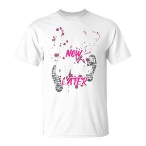 T-shirt Mud Now Wine Later Muddy Race pour adulte unisexe blanc - Product Image 1
