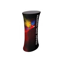Table d'exposition personnalisée JiongChang, stand de salon professionnel, comptoir rectangulaire, boîte lumineuse pop-up, comptoir pliable, bureau d'exposition, présentoir de salon professionnel
