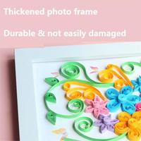 Décoration murale personnalisée en papier 3D fait main, encadrée, pour la maison ou comme cadeau